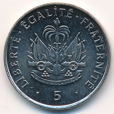 Гаити, 5 сентим (1997 г.)