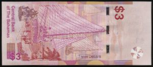 Багамские острова, 3 доллара (2019 г.)