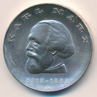 ГДР, 20 марок (1968 г.)