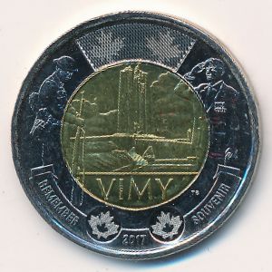 Канада, 2 доллара (2017 г.)