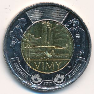 Канада, 2 доллара (2017 г.)