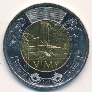 Канада, 2 доллара (2017 г.)