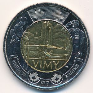 Канада, 2 доллара (2017 г.)