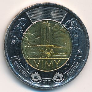 Канада, 2 доллара (2017 г.)