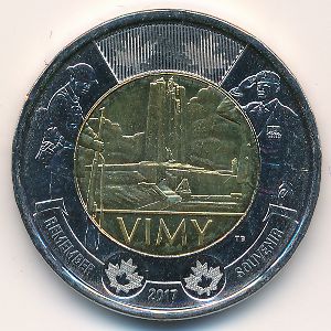 Канада, 2 доллара (2017 г.)