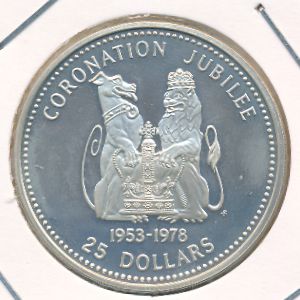 Белиз, 25 долларов (1978 г.)