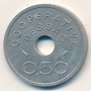 Пессак., 0,50 франка (1975 г.)