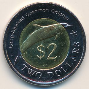 Micronesia., 2 dollars, 2012