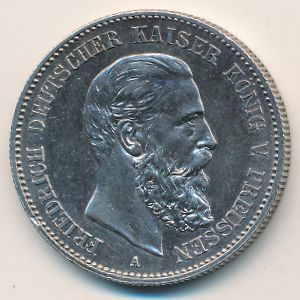 Пруссия, 2 марки (1888 г.)