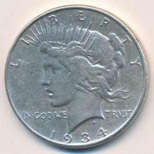 США, 1 доллар (1934 г.)