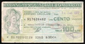 Италия, 100 лир (1977 г.)