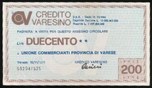 Италия, 200 лир (1976 г.)