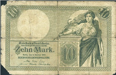 Германия, 10 марок (1906 г.)