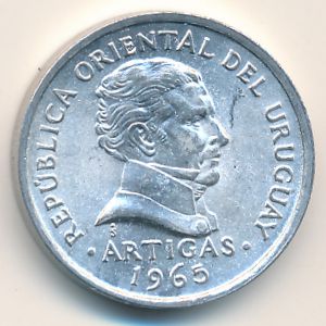 Уругвай, 20 сентесимо (1965 г.)