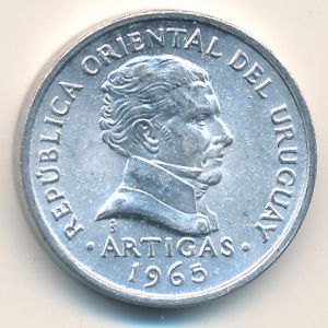 Уругвай, 20 сентесимо (1965 г.)