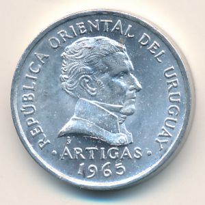 Уругвай, 20 сентесимо (1965 г.)