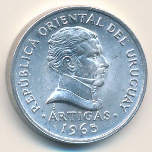Уругвай, 20 сентесимо (1965 г.)