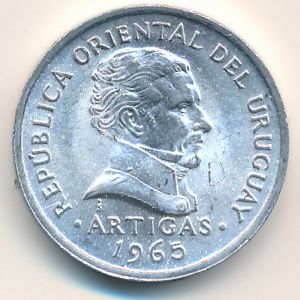 Уругвай, 20 сентесимо (1965 г.)