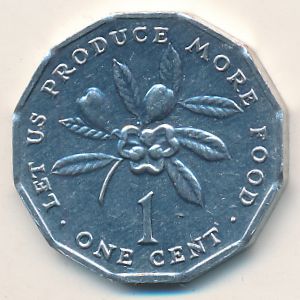 Ямайка, 1 цент (1991 г.)
