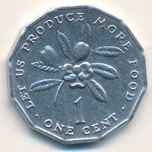Ямайка, 1 цент (1991 г.)