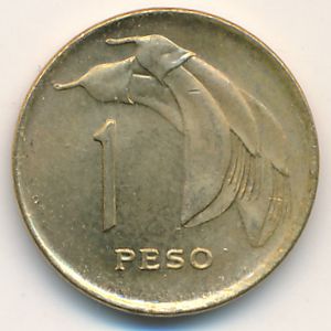 Уругвай, 1 песо (1969 г.)