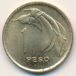 Uruguay, 1 peso, 1969