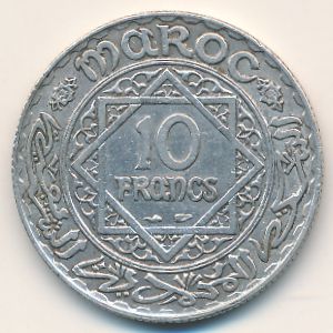 Марокко, 10 франков (1933 г.)