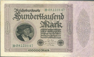 Германия, 100000 марок (1923 г.)