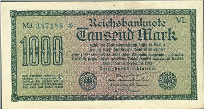 Германия, 1000 марок (1922 г.)