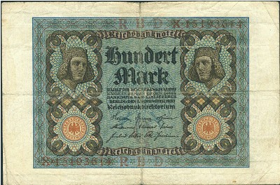 Германия, 100 марок (1920 г.)