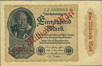 Германия, 1000 марок (1922 г.)
