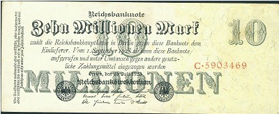 Германия, 10000000 марок (1923 г.)