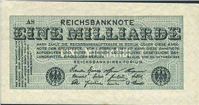 Германия, 1000000000 марок (1924 г.)