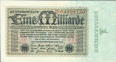 Германия, 1000000000 марок (1923 г.)