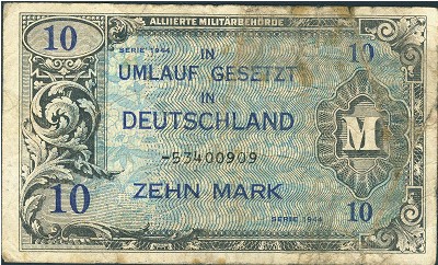 Германия, 10 марок (1944 г.)