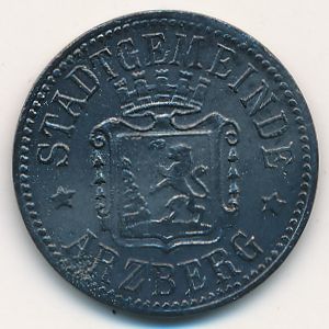 Арцберг., 10 пфеннигов (1917 г.)