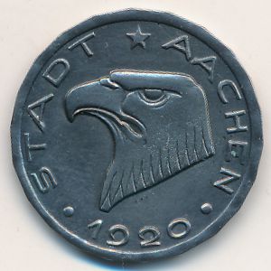 Ахен., 50 пфеннигов (1920 г.)