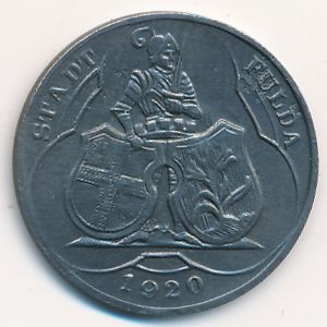 Фульда., 10 пфеннигов (1920 г.)