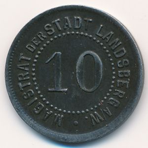 Ландсберг-на-Варте., 10 пфеннигов