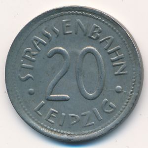 Лейпциг., 20 пфеннигов