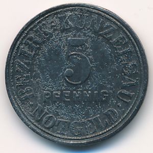 Кюнцельзау., 5 пфеннигов (1917 г.)