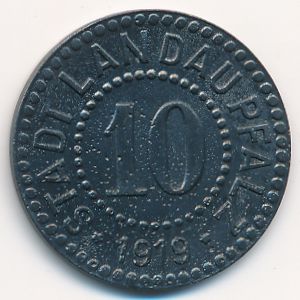Ландау., 10 пфеннигов (1919 г.)