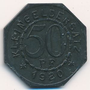 Bad Mergentheim., 50 пфеннигов, 1920