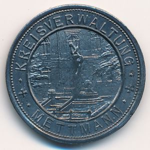 Меттманн., 50 пфеннигов (1917 г.)