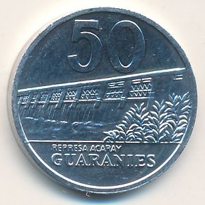 Paraguay, 50 guaranies, 2011