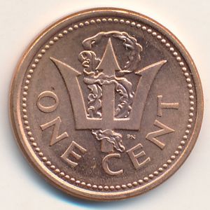 Barbados, 1 cent, 2005