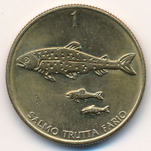 Словения, 1 толар (1995 г.)