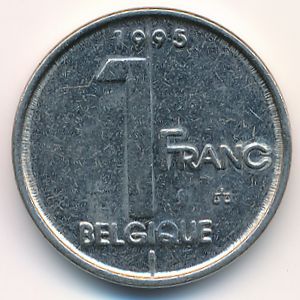 Бельгия, 1 франк (1995 г.)