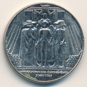 Франция, 1 франк (1989 г.)