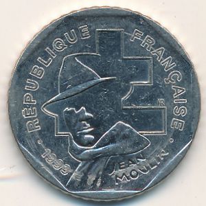 France, 2 francs, 1993